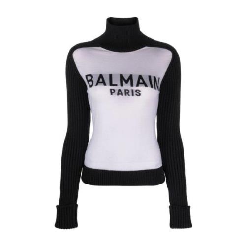 Balmain Sweatshirts Black, Dam