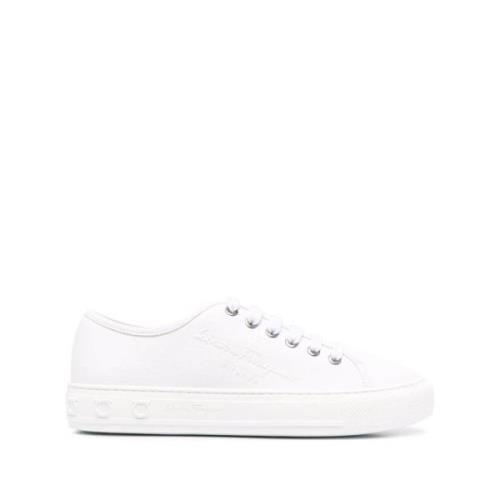 Salvatore Ferragamo Sneakers White, Dam