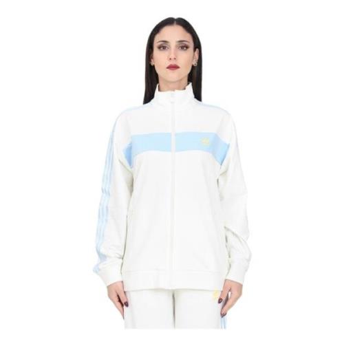 Adidas Originals Colorblock Track Top Sweater White, Dam