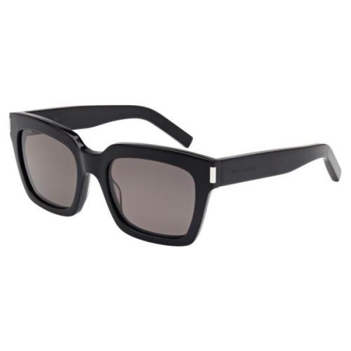 Saint Laurent Bold 1 Black/Grey Sunglasses Black, Dam
