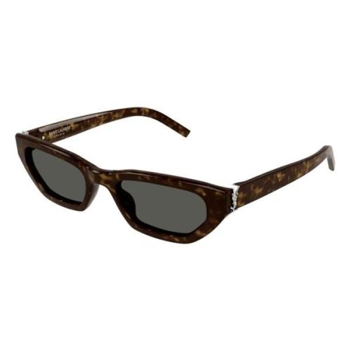 Saint Laurent Havana/Grey Solglasögon SL M126 Brown, Unisex