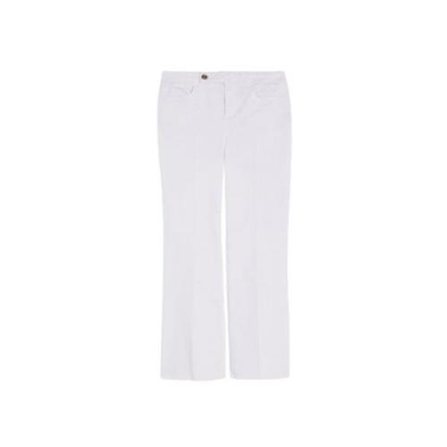 Liu Jo Microflare Jeans i Optisk Vit White, Dam