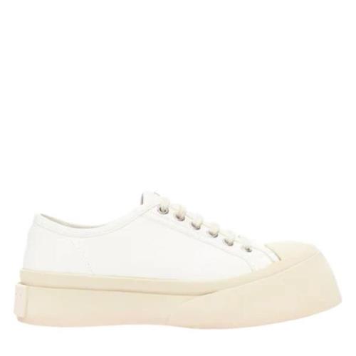 Marni Pre-owned Pre-owned Laeder sneakers White, Dam