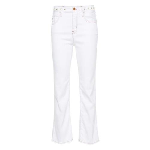 Jacob Cohën Boot-Cut Denim Jeans White, Dam