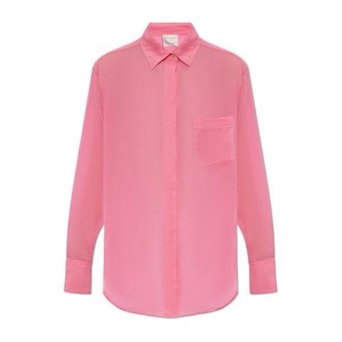 Forte Forte Skjorta med ficka Pink, Dam