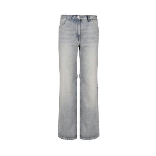 Courrèges Flared Jeans Blue, Dam