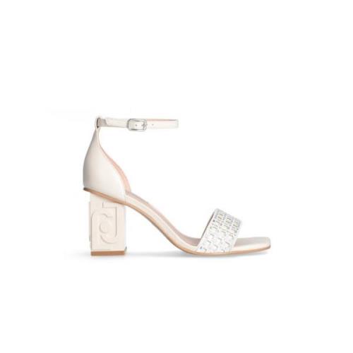 Liu Jo Violet Butter Sandal Stilfull Modell Beige, Dam