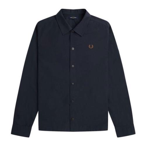 Fred Perry Marin Overshirt M5653 Blue, Herr