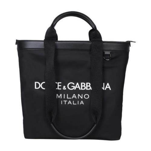 Dolce & Gabbana Tote Bags Black, Herr
