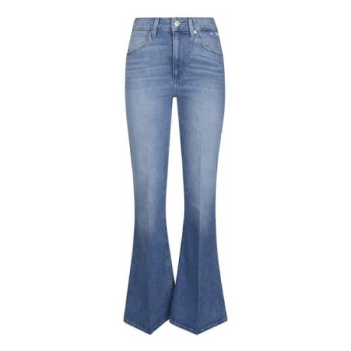 Paige Flared Jeans Blue, Dam
