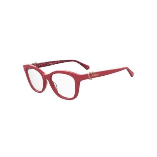 Love Moschino Glasses Red, Unisex