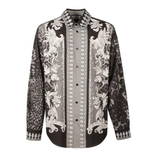 Versace Jeans Couture Animalier Shirt Multicolor, Herr