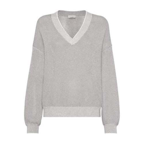 Brunello Cucinelli Sweatshirts & Hoodies Gray, Dam