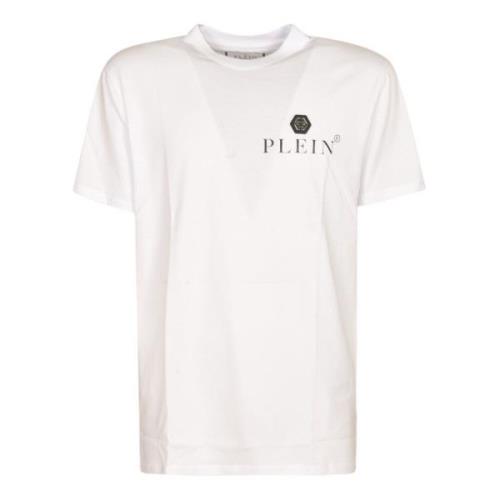 Philipp Plein Vita T-shirts och Polos White, Herr