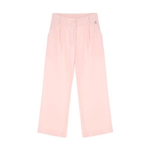 Dixie Straight Trousers Pink, Dam