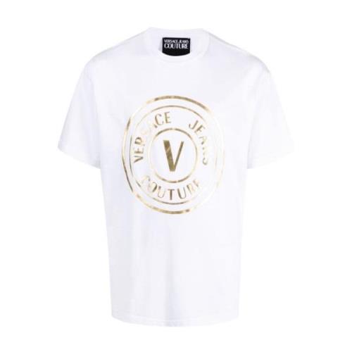 Versace Jeans Couture Vit Logot-shirt White, Herr