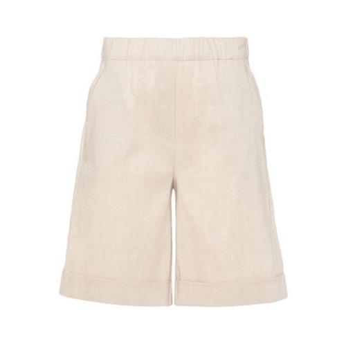 D.Exterior Casual Shorts Beige, Dam