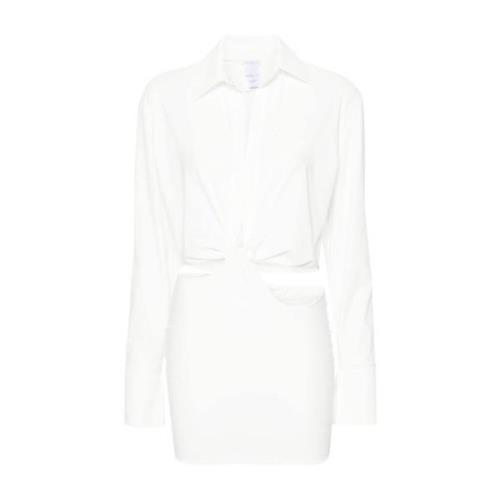 Amazuin Short Dresses White, Dam