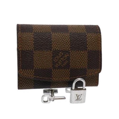 Louis Vuitton Vintage Pre-owned Belagd canvas plnbcker Brown, Dam