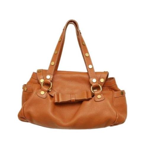 Moschino Pre-Owned Pre-owned Laeder handvskor Brown, Dam