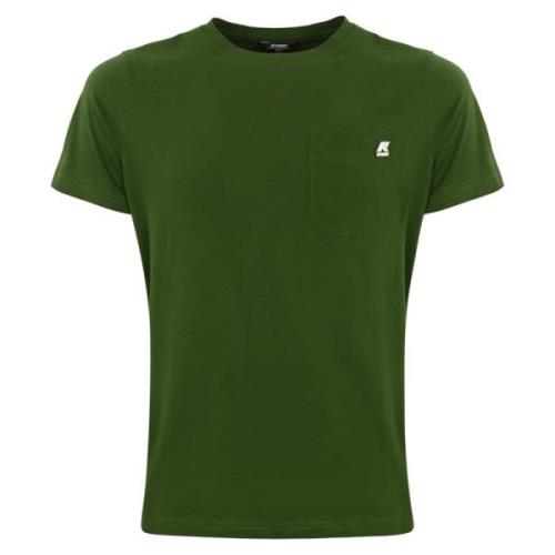 K-Way T-Shirts Green, Herr