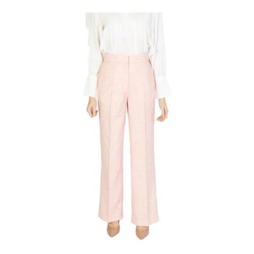 Guess Wide Trousers Pink, Dam
