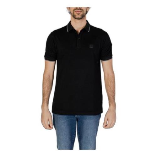 Hugo Boss Polo Shirts Black, Herr