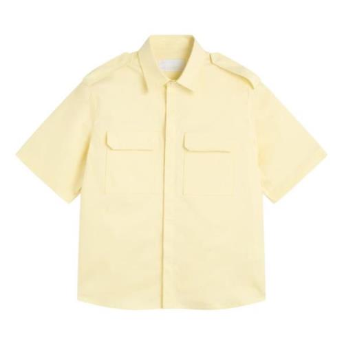 Neil Barrett Urban Militär Skjorta Yellow, Herr