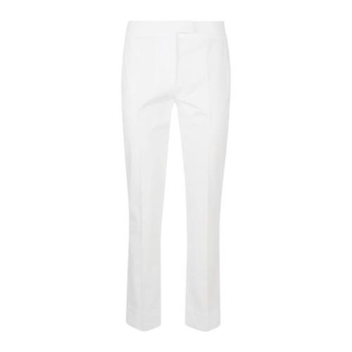 Eleventy Slim-fit Trousers White, Dam