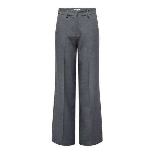 Only Wide Trousers Gray, Dam