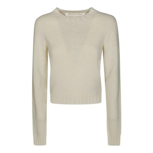 Palm Angels Round-neck Knitwear White, Dam