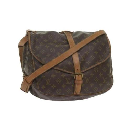 Louis Vuitton Vintage Pre-owned Canvas louis-vuitton-vskor Brown, Dam