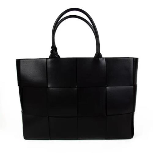 Bottega Veneta Vintage Pre-owned Laeder totevskor Black, Dam