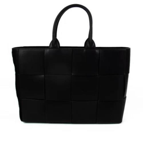 Bottega Veneta Vintage Pre-owned Laeder axelremsvskor Black, Dam