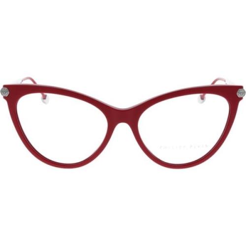 Philipp Plein Eleganta Glasögon för Kvinnor Red, Dam