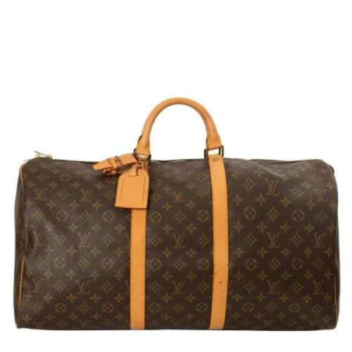 Louis Vuitton Vintage Pre-owned Canvas resvskor Brown, Dam