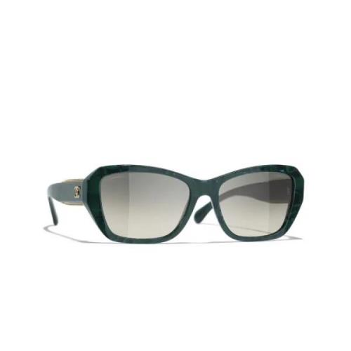 Chanel Sunglasses Green, Unisex