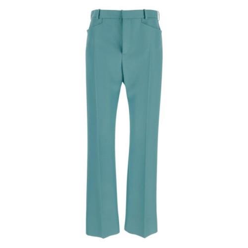 Tom Ford Wide Trousers Green, Dam