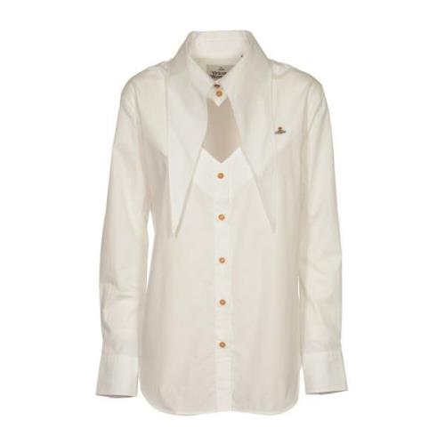 Vivienne Westwood Vit Heart Skjorta White, Dam