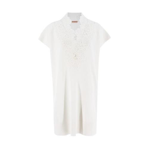 Ermanno Scervino Shirt Dresses White, Dam