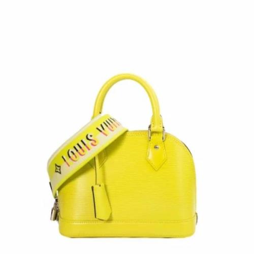 Louis Vuitton Vintage Pre-owned Laeder handvskor Yellow, Dam