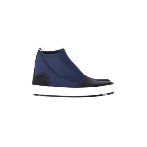 Marni Pre-owned Pre-owned Tyg sneakers Blue, Dam