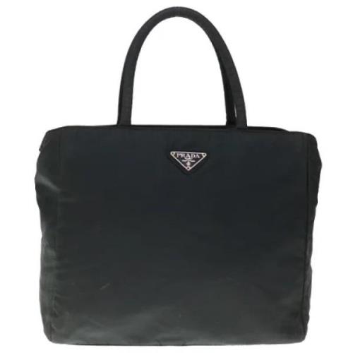 Prada Vintage Pre-owned Tyg prada-vskor Black, Dam