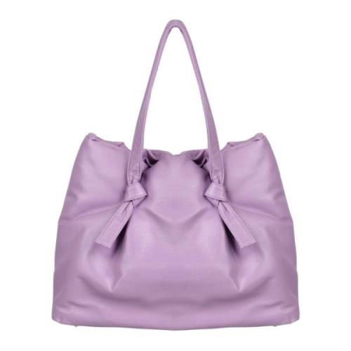Essentiel Antwerp Shoulder Bags Purple, Dam