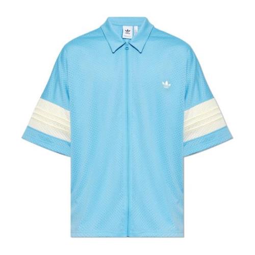 Adidas Originals Skjorta med korta ärmar Blue, Herr