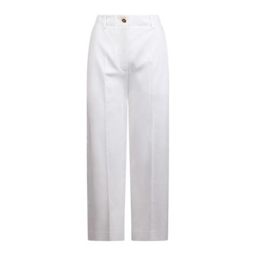 Patou Wide Trousers White, Dam