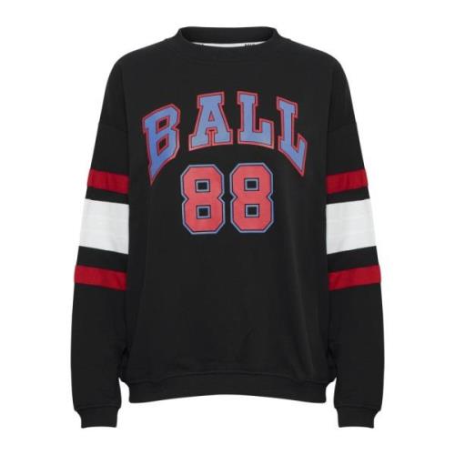Ball Sweatshirts Black, Dam