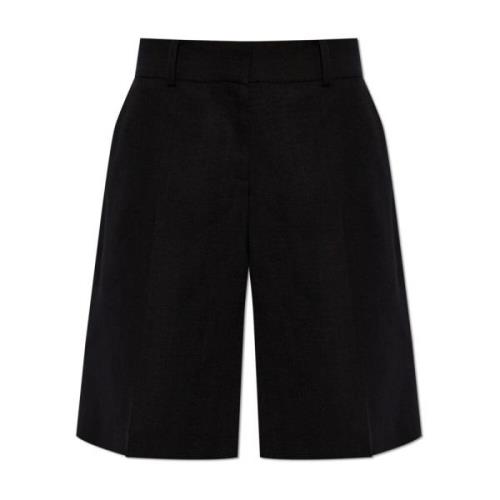 Casablanca Veckad-framsida shorts Black, Dam