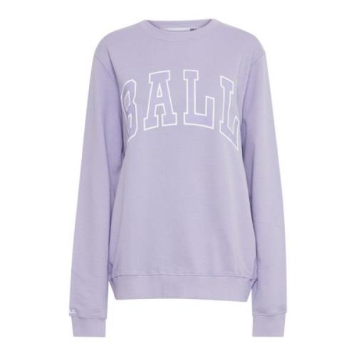 Ball Lavendel Sweatshirt, Mysig & Stilren Purple, Dam