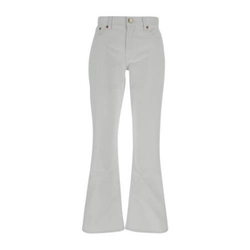 Valentino Flared Jeans White, Dam